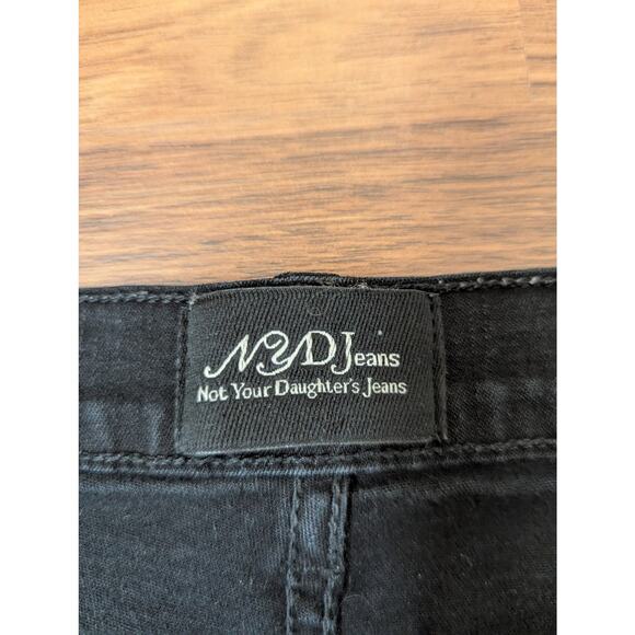 NYDJ Not Your Daughters Jeans Black Studded Boot Cut Jeans Size 10 - Picture 4 of 9